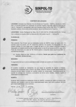 CONTRATO DE LOCAÇAO - CARLOS RODRIGUES DA SILVA