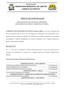 Edital - CaetFest