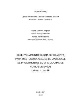 desenvolvimento de uma ferramenta para o estudo