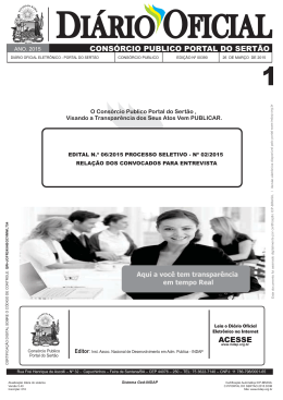 edital n.º 06/2015 processo seletivo