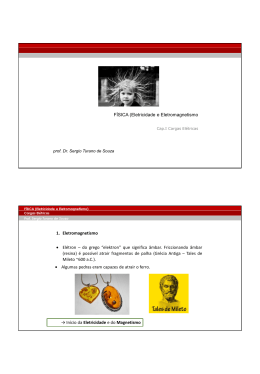 F&Iacute;SICA (Eletricidade e Eletromagnetismo 1. Eletromagnetismo