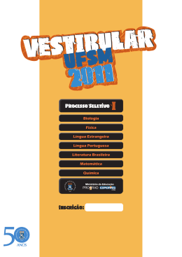 vestibular 2011 ufsm &ndash; ps1