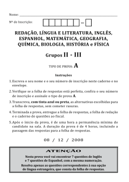 Grupos II - III