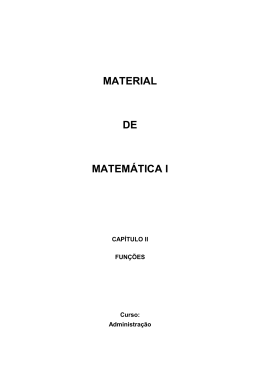 Revis&atilde;o de Matem&aacute;tica II
