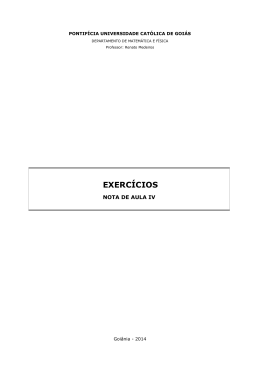 Exercícios Resolvidos