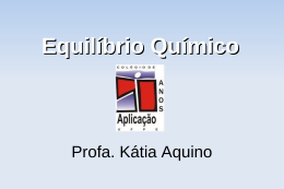 Equilíbrio Químico