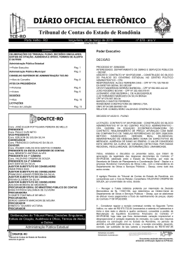 DOe/0878/TCE-RO - Data: 24/03/2015