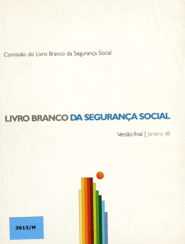LIVRO BRANCO DA SEGURANÇA SOCIAL