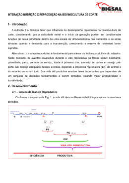 INTERA&Ccedil;&Atilde;O NUTRI&Ccedil;&Atilde;O X REPRODU&Ccedil;&Atilde;O NA