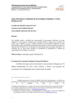 Jogos Eletr&ocirc;nicose Redu&ccedil;&atilde;o de Estere&oacute;tipos Femininos