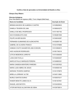 Confira a lista de aprovados na Universidade de Brasília no Sisu