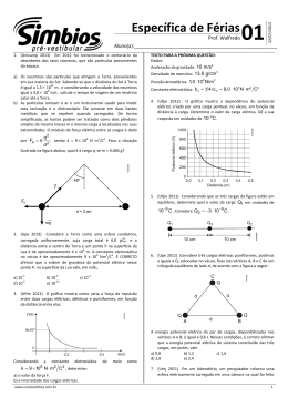 Específica de Férias - Colégio e Curso Simbios