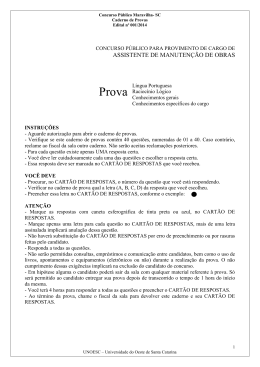 Assistente de Manuten&ccedil;&atilde;o de Obras