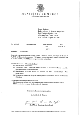 21 de Abril 2014 - Munic&iacute;pio de Mur&ccedil;a