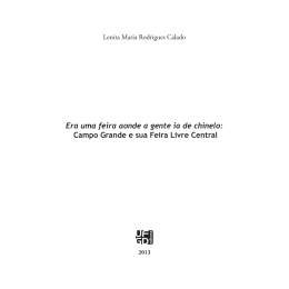 Campo Grande e sua Feira Livre Central