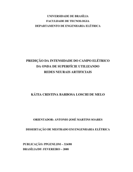 Predi&ccedil;&atilde;o da intensidade do campo el&eacute;trico da onda de superf&iacute;cie