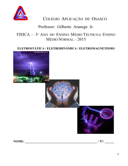 Campo Elétrico e Potencial Elétrico