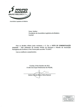PPD/PSD - Assembleia Legislativa da Regi&atilde;o Aut&oacute;noma da Madeira