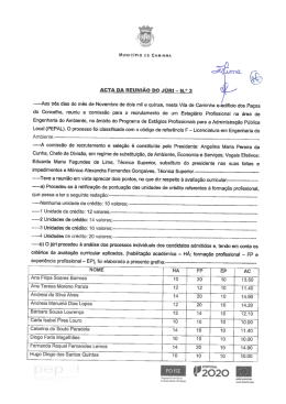 AcTA DA REUNIÃO no JÚRI