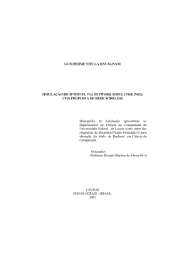 Simula&ccedil;&atilde;o do IP m&oacute;vel via Network Simulator (NS2)