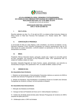 do Documento - Conselho das Câmaras Portuguesas de