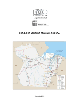ESTUDO DE MERCADO REGIONAL DO PAR&Aacute;