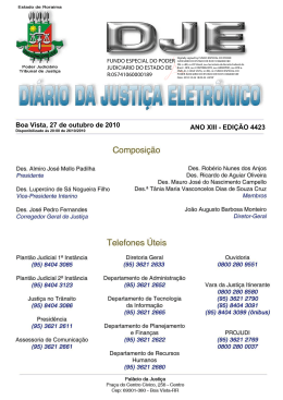 Di&aacute;rio da Justi&ccedil;a Eletr&ocirc;nico
