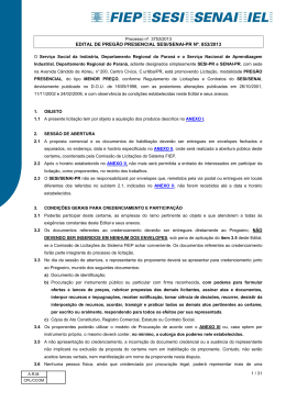 853-13 cp-aquisição de materiais de iluminação para projetos