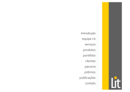 veja aqui nossa apresenta&ccedil;&atilde;o - Lit Arquitetura de Ilumina&ccedil;&atilde;o