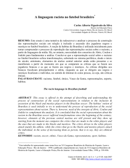 A linguagem racista no futebol brasileiro