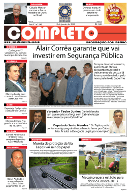 Alair Corr&ecirc;a garante que vai investir em