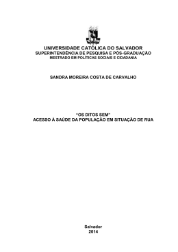 SANDRA MOREIRA COSTA DE CARVALHO - in&iacute;cio