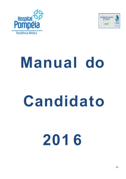 Manual do Candidato 2016