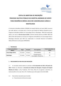Resid&ecirc;ncia M&eacute;dica em Medicina Intensiva