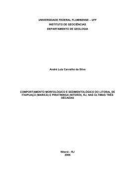 PROJETO DE DISSERTA&Ccedil;&Atilde;O - Universidade Federal Fluminense