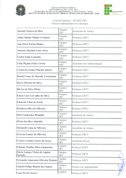 Campus Tabatinga - lista 1