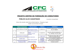 projeto centro de forma&ccedil;&agrave;o de condutores