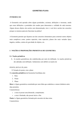 Volume de matem&aacute;tica m&oacute;dulo Geometria Plana