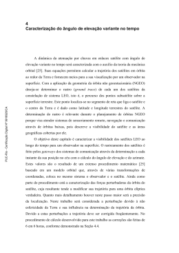 4 Caracteriza&ccedil;&atilde;o do &acirc;ngulo de eleva&ccedil;&atilde;o variante no tempo