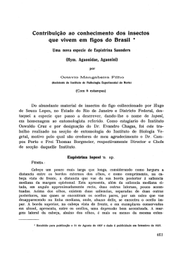 Contribuição ao conhecimento dos insectos que vivem em figos do