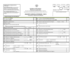 INQU&Eacute;RITO AGR&Iacute;COLA INTEGRADO
