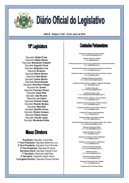 ANO III - Edição nº 622 – 03 de Julho de 2015 Deputado
