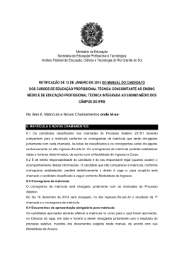 Retificação 3 - Portal de ingresso do IFRS
