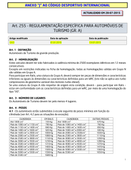 Anexo J ao Código Desportivo Internacional - Artigo 255