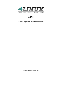 451 Linux System Administration (+Atualizado 2012)