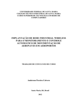 Anderson Pereira Colvero - Redes de Computadores UFSM