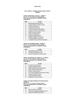 Zona Leste - Portal do Marcos Santos