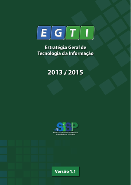 EGTI 2013 a 2015 - Governo Eletrônico