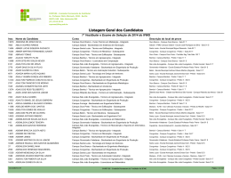 Vestibular e Exame de Sele&ccedil;&atilde;o 2014-1