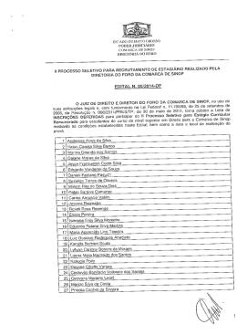 ii processo seletivo para recrutam ento de estagiario realizado pela